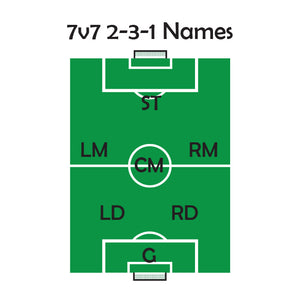 Soccer 7v7 - 231 Formation